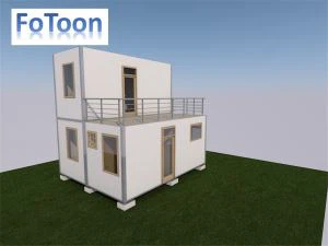 Modulær container kontorbygning
